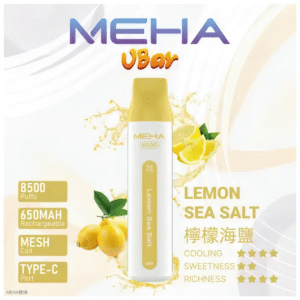 魅嗨MEHA VBar小白條 8500口大容量 一次性拋棄式電子煙【檸檬海鹽】