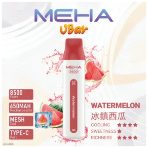 魅嗨電子煙 MEHA VBar小白條 8500口大容量 拋棄式電子煙【冰鎮西瓜】