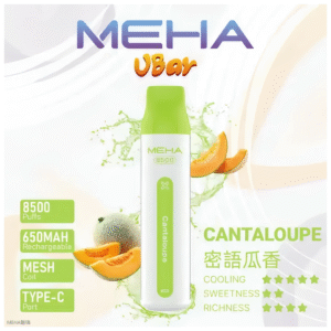 魅嗨MEHA VBar小白條 8500口大容量 一次性拋棄式電子煙【密語瓜香】