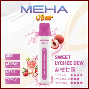 魅嗨MEHA VBar小白條 8500口大容量 一次性拋棄式電子煙【荔枝甘露】