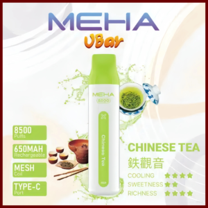 魅嗨MEHA VBar小白條 8500口大容量 一次性拋棄式電子煙【鐵觀音】